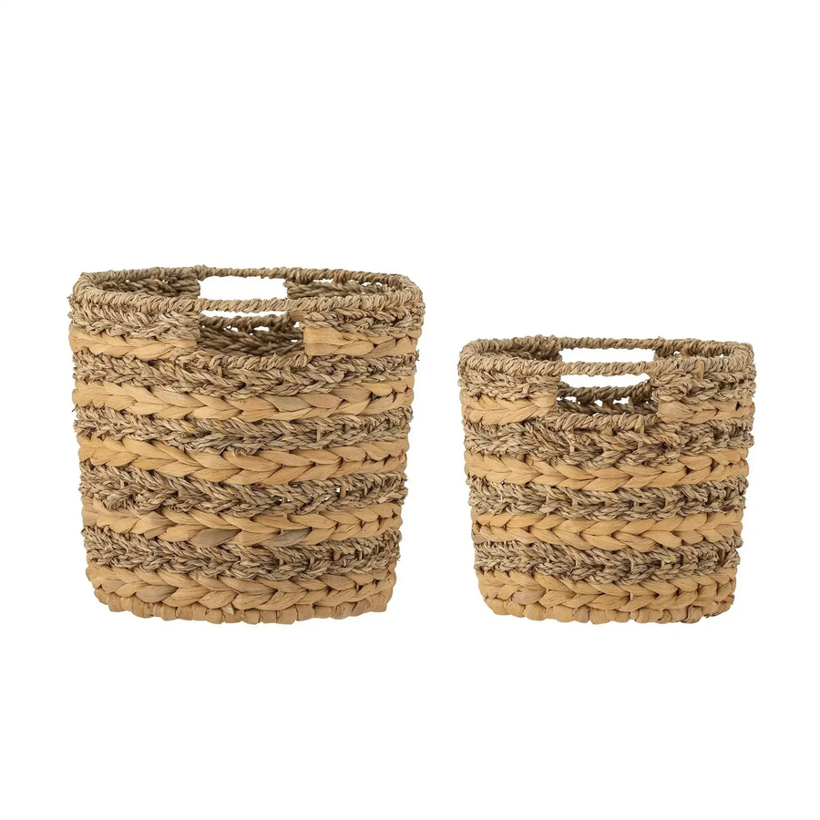 Bloomingville Korbset Indra aus Wasserhyazinthe in Beige/Natur - Bild 1