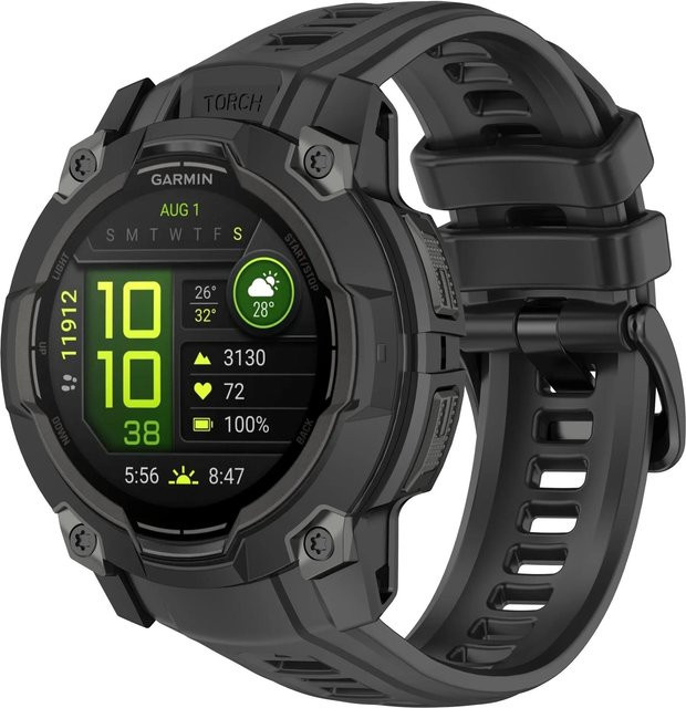 Garmin Silikonarmband, Schwarz, Unisex - Bild 1