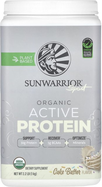 Sunwarrior Sport Bio-Aktivprotein Kuchenteig 1 kg - Bild 1