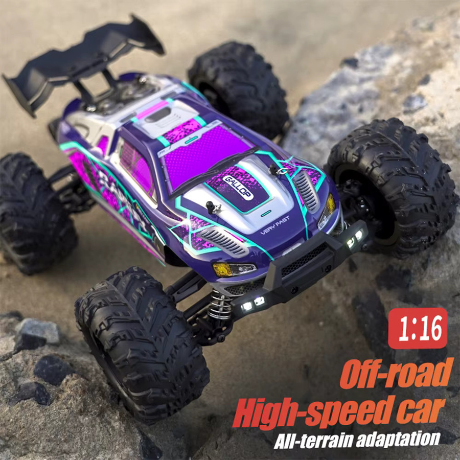 Teeggi Hochgeschwindigkeits-RC-Driftauto, 1:16, mit LED-Lichtern - Bild 5