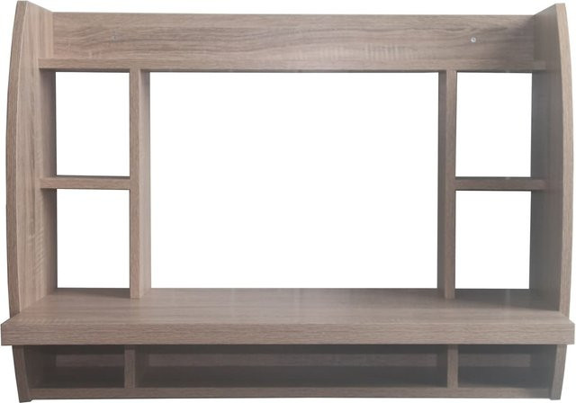 HTI-Living Wandboard Thekla Schreibschreibtisch in Braun mit mattem Holz-Finish, B/T/H: 82 x 60 x 39 cm - Bild 1