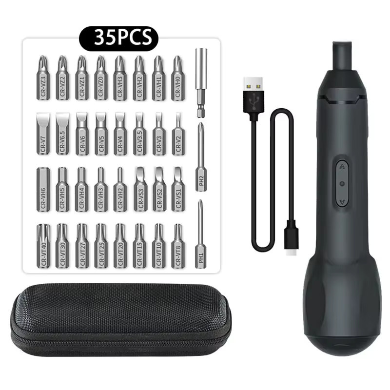 Xiaomi Akku-Elektroschrauber-Set in Schwarz mit 3,6 V und 12 Bits für Präzisionselektronik - Bild 5