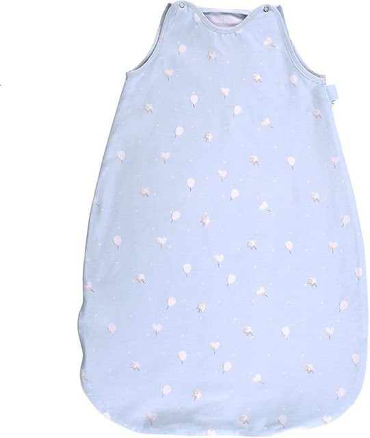 Lorelli Baby Winterschlafsack aus 100% Baumwolle mit 2,5 TOG in Grau-Blau, B/T/H: 80 x 45 x 3 cm - Bild 1