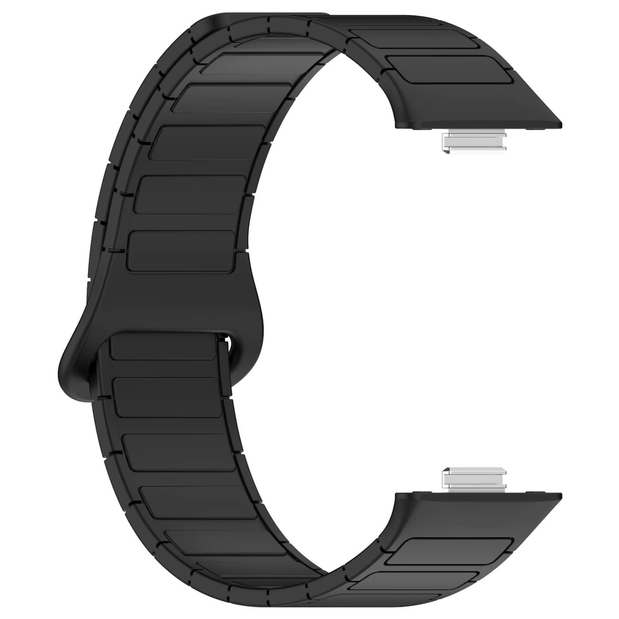 OAKCHARM Uhrenarmband Silikon, Magnetisch, Schwarz, Huawei Watch Fit 4 Pro/4/3 - Bild 2