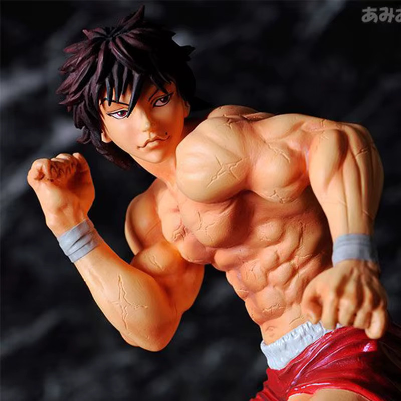 Bandai Baki die Grappler Hanma Baki und Hanma Yujiro Actionfiguren, PVC - Bild 4