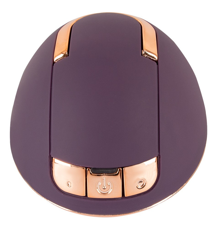 Belou Rotating Vulva Massager Auflegevibrator mit Haltering in Purple - Bild 3