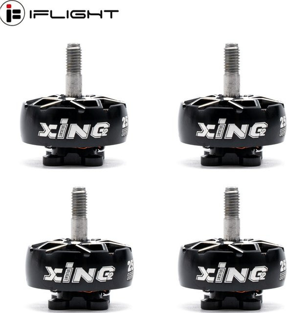 IFlight XING2 2506 Bürstenloser Motor mit Titanlegierung-Schaft in Schwarz für 5–6 Zoll FPV Racing Drohnen (1500KV/1850KV) - Bild 1