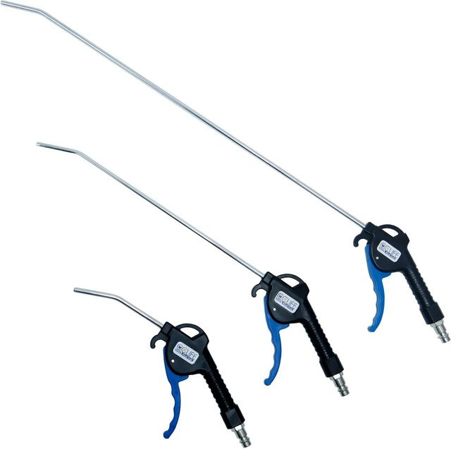 CCLIFE 3-teiliges Druckluftpistolen-Set für Kompressoren mit 1/4 Zoll Anschluss, Längen: 110 mm, 300 mm und 500 mm - Bild 1