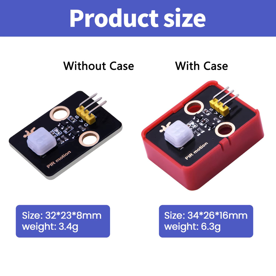 Keyestudio Infrarot-Pyroelektrischer Sensor für Arduino, Raspberry Pi, Micro Bit und Lego DIY Elektronik-Projekte - Bild 2