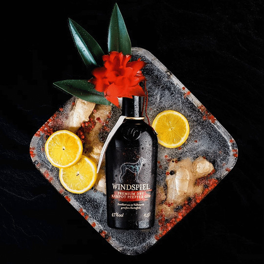 Windspiel Gin, Premium Dry Kampot Pfeffer, 0,5 l - Bild 2