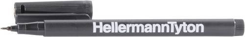 HellermannTyton RiteOn Markierstift T82S-BK in Schwarz mit feiner Spitze für permanente Markierungen - Bild 1