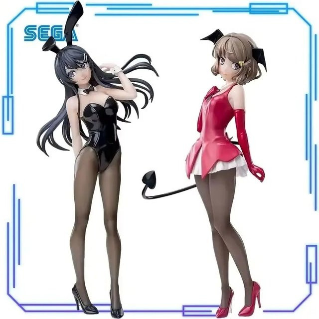 SEGA Seishun Buta Yarou Wa Bunny Girl Senpai No Yume Wo Minai Sakurajima Mai Koga Tomoe, Modell-Spielfiguren - Bild 1