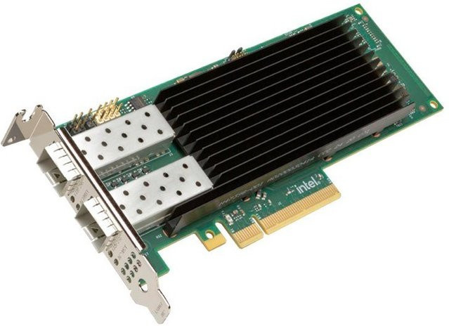 Intel Ethernet Netzwerkadapter E835-XXVDA2 25 Gb/s 2x SFP28 PCIe 4.0 in Schwarz - Bild 1