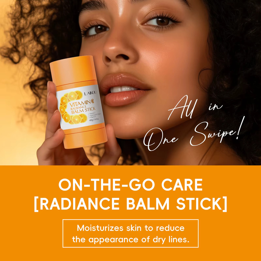 LAIKOU Vitamin C Kollagen Strahlkraft-Balsam-Stick, 40g, Unisex - Bild 2