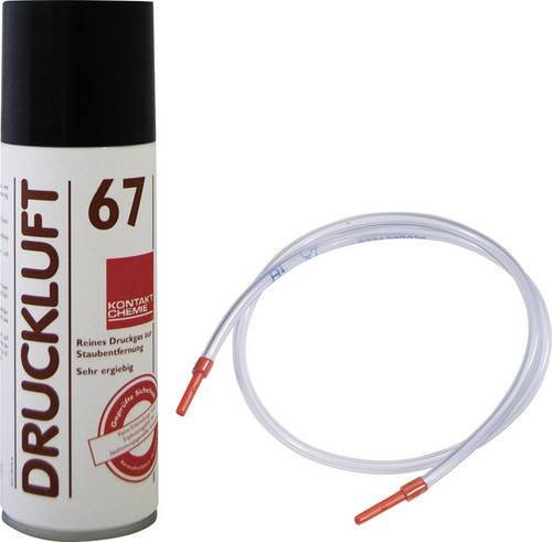 Kontakt Chemie Druckluft 67 Druckluftspray nicht brennbar mit Sprühschlauch 100 ml - Bild 1