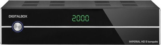 Imperial HD 5 Kompakt HDTV Sat-Receiver schwarz mit Wi-Fi und USB-Anschluss - Bild 1