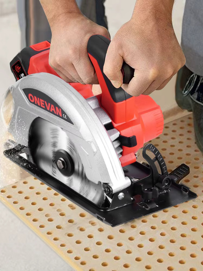 ONEVAN 4000W Bürstenlose Elektrische Kreissäge 7 Zoll Kabellose Handkreissäge für Makita 18V Akku mit 11000 U/min - Bild 6