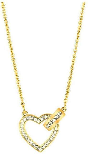 Swarovski Halskette, Herz, Gold, Kristall, Damen - Bild 1