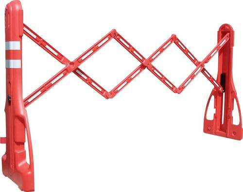 VISO EXTENSO/2019 TENSO3 Drehbare Barriere in Rot, selbstständig stehend, B: 240 cm, H: 100 cm - Bild 1