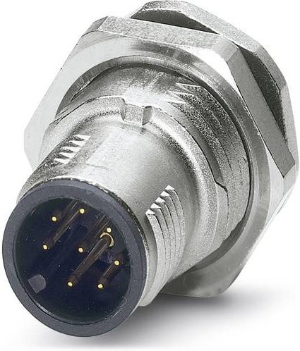 Phoenix Contact 1542758 Sensor-Aktor-Einbausteckverbinder M12 Stecker mit 8 Polen und Schraubanschluss in Silber (20 Stück) - Bild 1