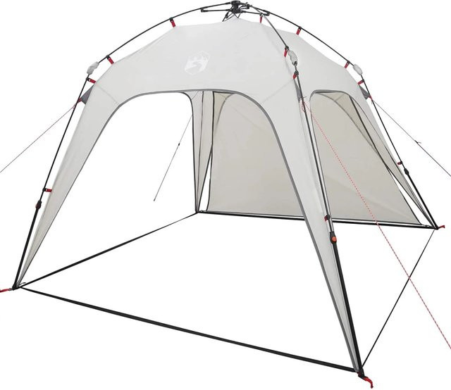 vidaXL Sofortzelt für 4 Personen mit Schnellverschluss und Dach in Grau 42008404 - Bild 1