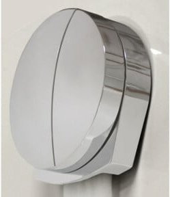 Hoesch Wanneneinlauf Combi Plus vc mit Spezial-Ab-/Überlaufarmatur in Chrom und Silber - Bild 1
