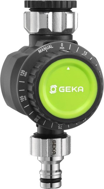 Geka Mechanische Bewässerungsuhr mit Hahnadapter in Schwarz - Bild 1
