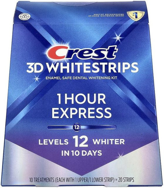Crest 3D Whitestrips Zahnaufhellungs-Set, 20 Streifen - Bild 1