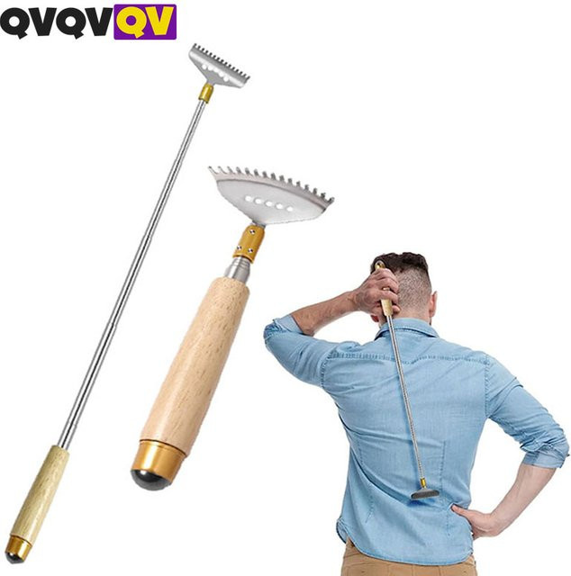 QVQVQV Rücken-Kratzer, ausziehbar, Metallkopf, Damen - Bild 1