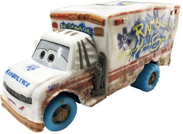 Pixar Disney Cars 3 Lightning McQueen Arvy Cruze Bulldozer, Metall-Druckguss-Modellauto, 1:55, ab 4 Jahren - Bild 1