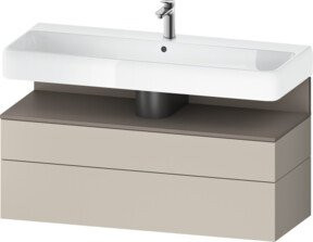 Duravit Waschtischunterschrank Qatego Wandhängend mit 1 Schrank und 1 Auszug B/T/H: 119 x 47 x 59 cm - Bild 1