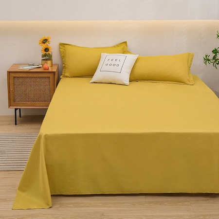 YTO Home Bettlaken aus Aloe-Baumwolle, B/T: 230 x 250 cm