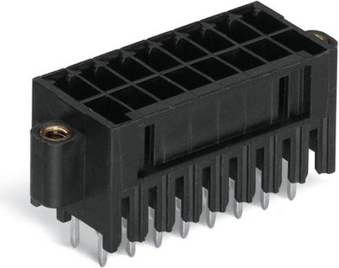WAGO Stiftleiste 1735 Standard Schwarz, 34 Pol, Rastermaß: 3,50 mm, 10 Stück - Bild 1