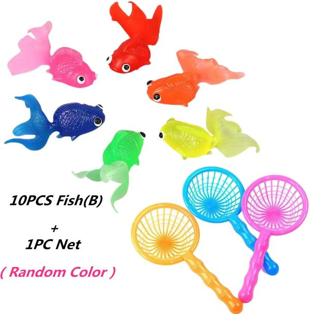 Linyi toy Bade-Spielset Goldfische 10-teiliges Set bunt - Bild 1