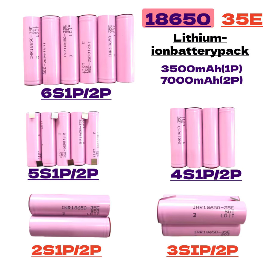 Lithium-Ionen Akku Pack 18650-35E für Schraubendreher und Elektrobohrer - Bild 1