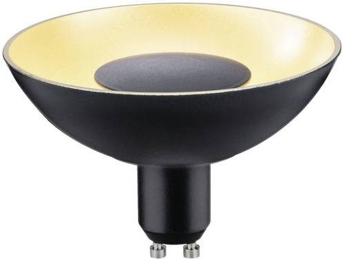 Paulmann LED GU10 Leuchtmittel Gold/Schwarz, 4.9W, dimmbar, Durchmesser: 100 mm, Höhe: 66 mm - Bild 1