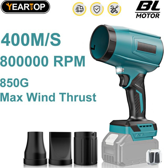 Makita Bürstenloser Elektrischer Kabelloser Luftgebläse Turbo-Ventilator Staubbläser für 18V Akku - Bild 1
