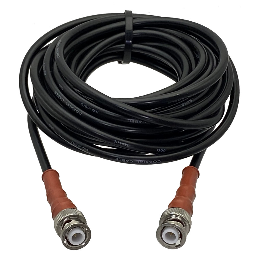 RG58 MHV Koaxialkabel mit BNC-Stecker an BNC-Stecker RF Jumper Pigtail in Schwarz - Bild 3