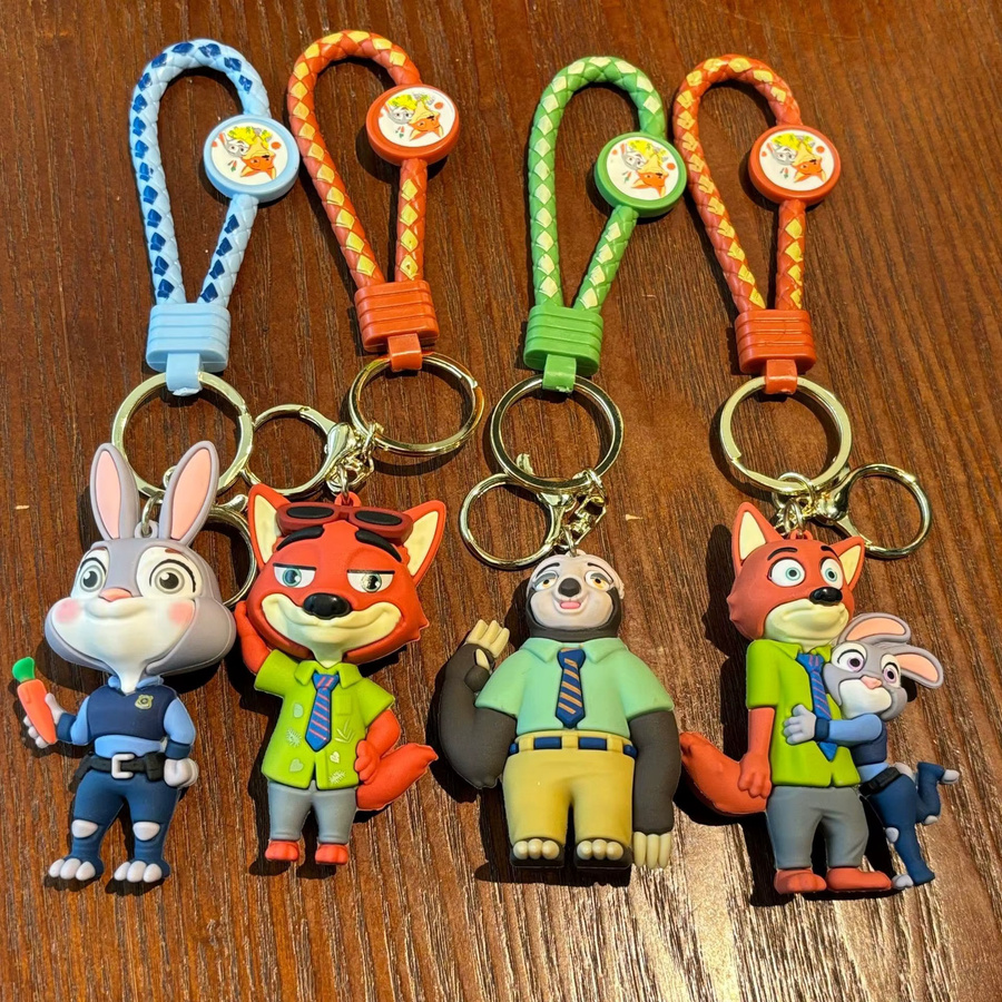 Disney Schlüsselanhänger, Judy Nick Gary, Bunt, Verspielt - Bild 3