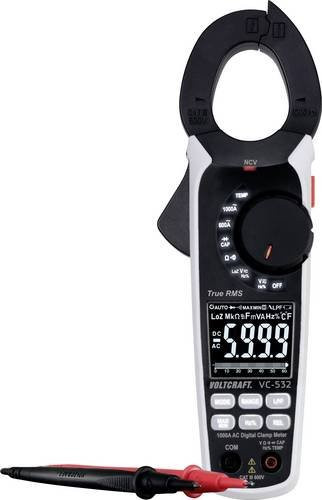 Voltcraft VC-532 Digitale Stromzange CAT III 600V in Weiß mit 6000 Counts - Bild 1