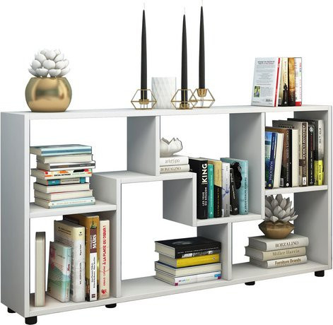 VCM Sideboard Pintal in Weiss aus Holzwerkstoff, Breite: 20 cm, Höhe: 62 cm - Bild 1
