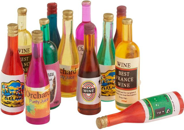 VBS Mini-Flaschen aus Glas, 12-teiliges Set - Bild 1