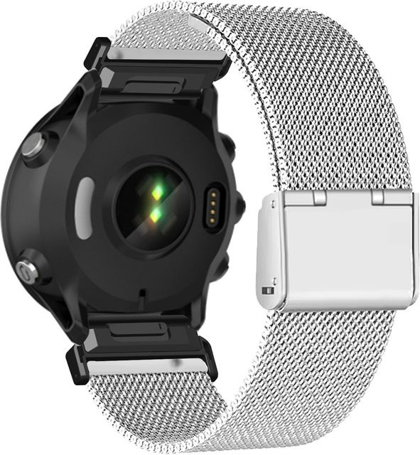 DAINU Edelstahlarmband für Garmin Epix Pro 47 mm, Epix Pro Gen 2 47 mm, S60 47 mm, S62 47 mm und S70 47 mm, atmungsaktives Metallband in Schwarz oder Silber - Bild 1