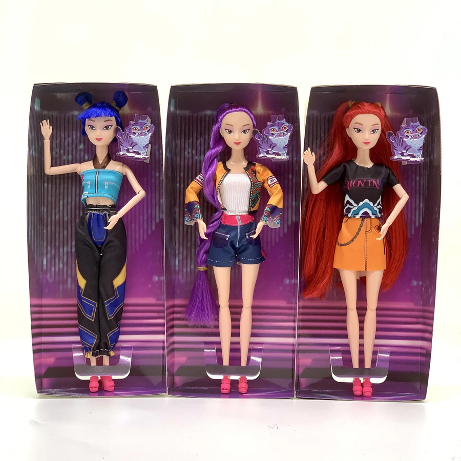 Discover Intime Kpop Dämonenjäger Rumi Mira Zoey Actionfigur, Puppen, 30cm, Kunststoff, ab 14 Jahren - Bild 2