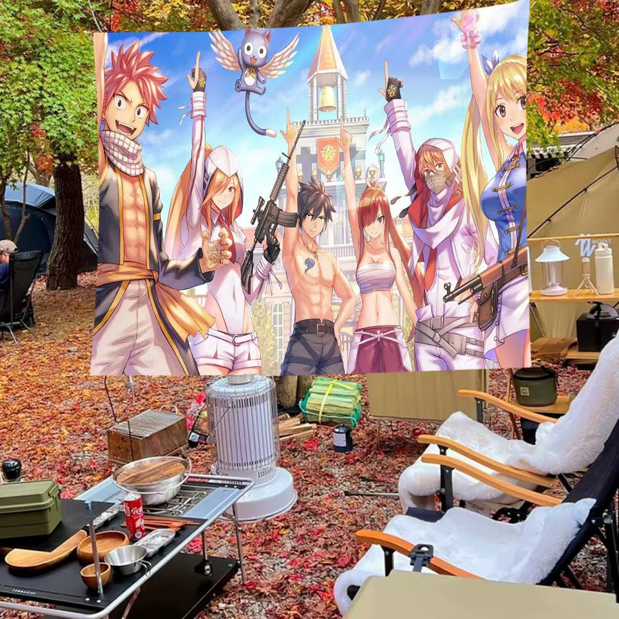 Pop Comics FAIRY TAIL Fotohintergrund aus Papier in Multicolour, B: 70 cm, H: 70 cm - Bild 4