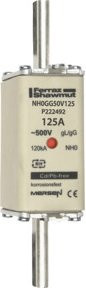 Mersen NH-Sicherungseinsatz SF Gr.0 gG 125A/500V in Weiß KM NH0GG50V125 - Bild 1