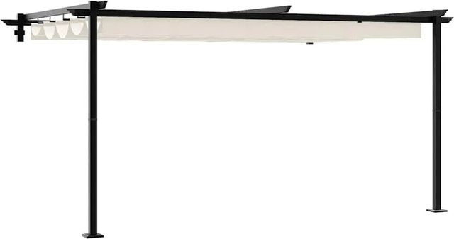 vidaXL Pavillon Creme aus Polyester und Stahl B/T/H: 400 x 300 x 200 cm - Bild 1
