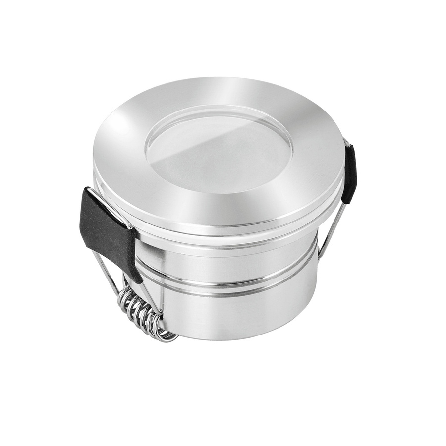 StarLED Dimmer-Set Mini-Einbaustrahler Sonne & Mond in Silber, 3,3W LED, IP44 für Terrasse, Wohnbereich und Außenbereiche - Bild 1
