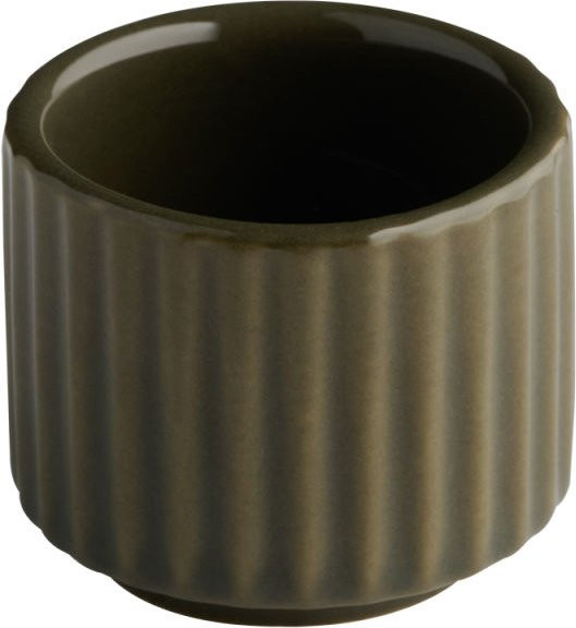 APS Schale THE GRID aus Porzellan, braun, 12er Pack, Durchmesser: 4,5 cm, Höhe: 4 cm, 20 ml - Bild 1