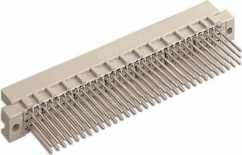 HARTING Messerleiste aus Messing in Beige mit 3 Reihen - Bild 1